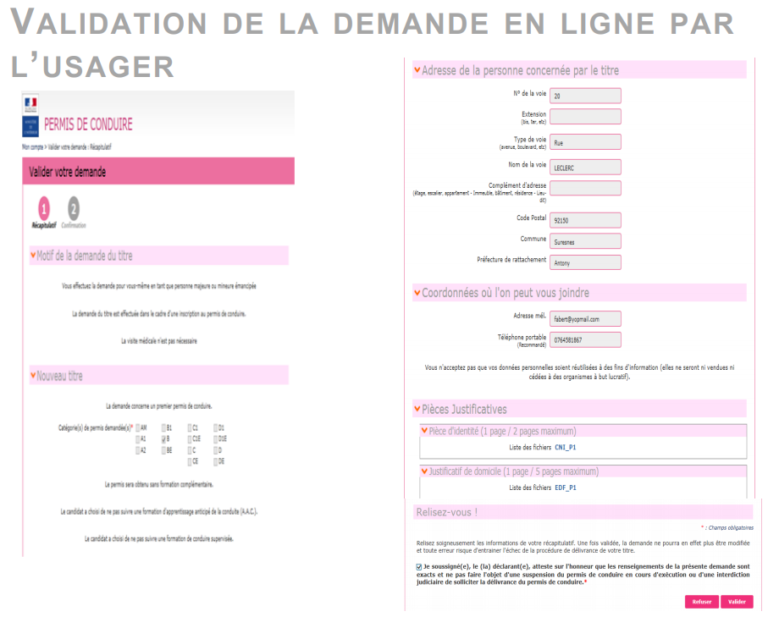 Valider Dossier Ants Auto Ecole Bab Anglet